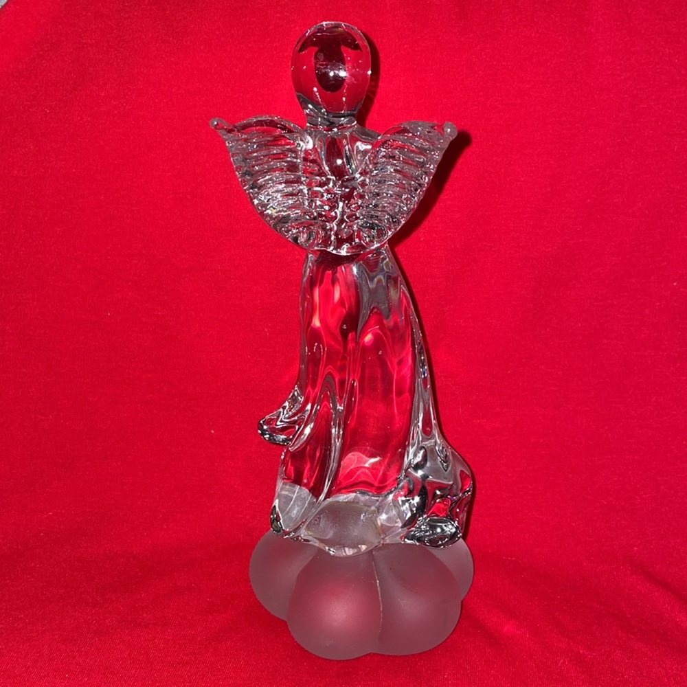 Vintage 1976 Bicentennial handcrafted Crystal praying Angel figurine. - Picture 6 of 7